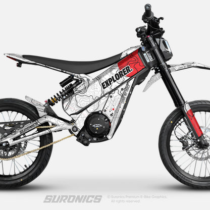 EXPLORER WHITE RED Talaria XXX Graphics kit