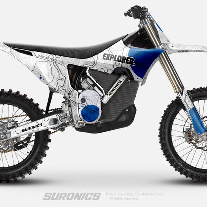EXPLORER WHITE BLUE Stark Varg Graphics kit