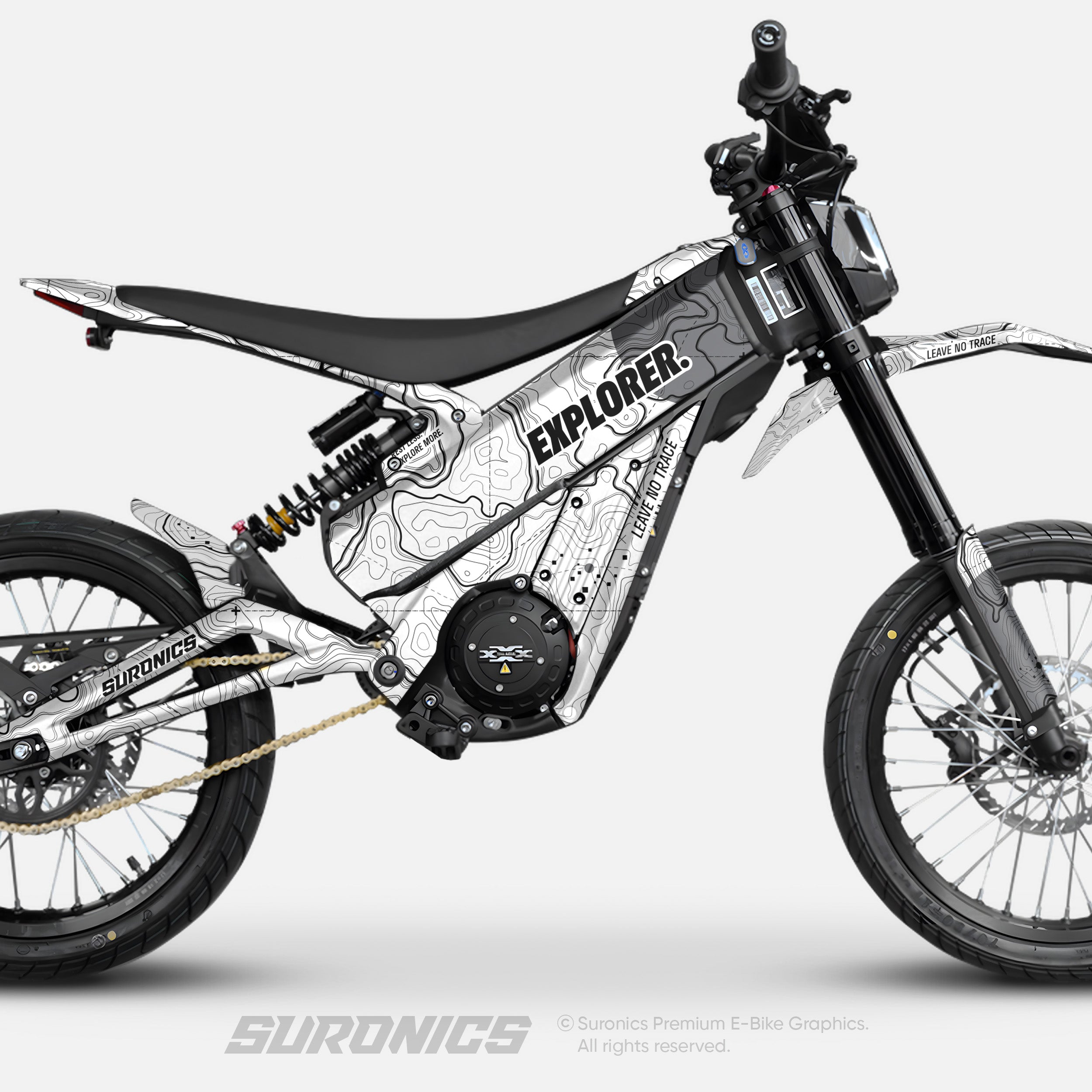 EXPLORER WHITE GREY Talaria XXX Graphics kit