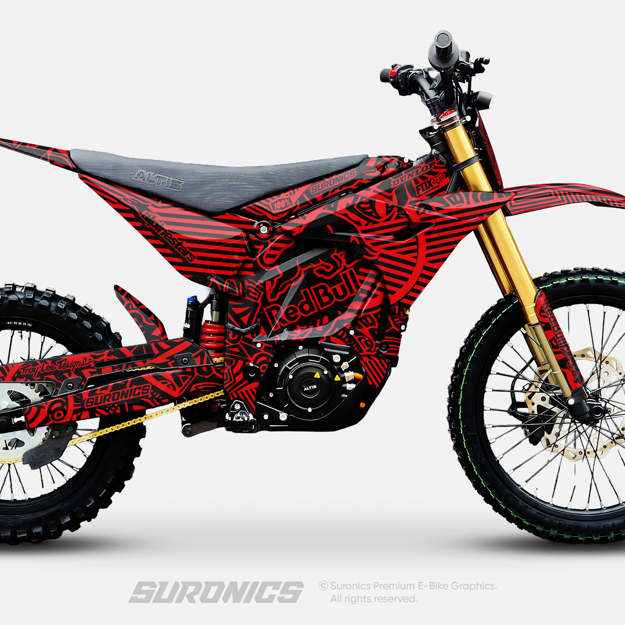 RACE ART BLACK RED Altis Sigma Graphics kit