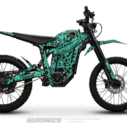 STREET GHOST BLACK MINT Talaria Sting MX5 PRO Graphics kit
