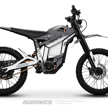HALF GREY WHITE Talaria Sting MX5 PRO Graphics kit