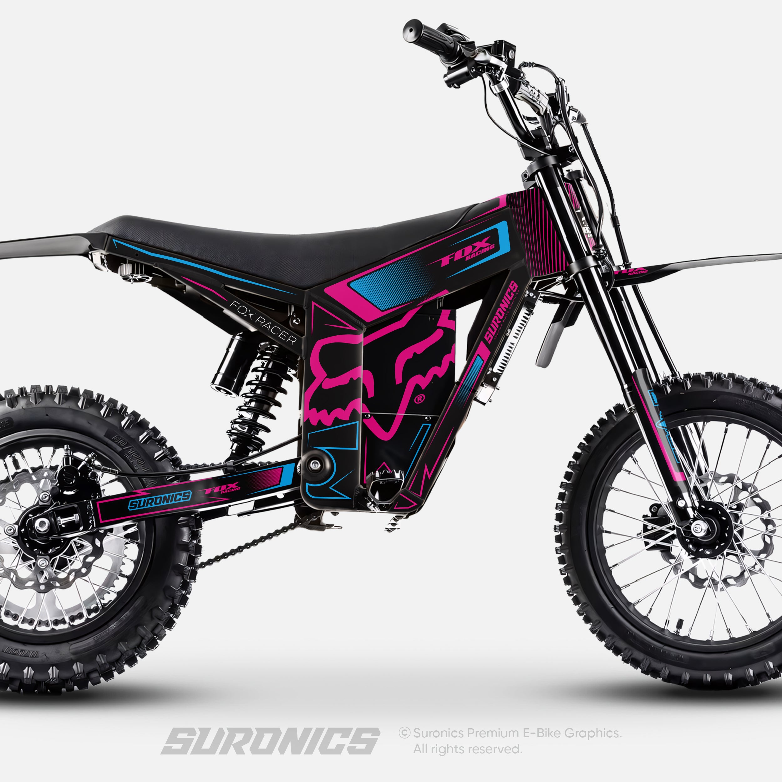 FOX RACER BLACK MAGENTA Tuttio Soleil 01 Graphics kit