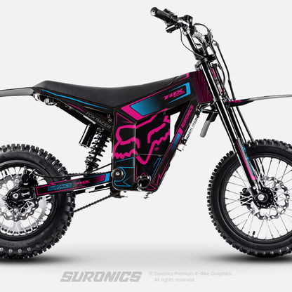 FOX RACER BLACK MAGENTA Tuttio Soleil 01 Graphics kit