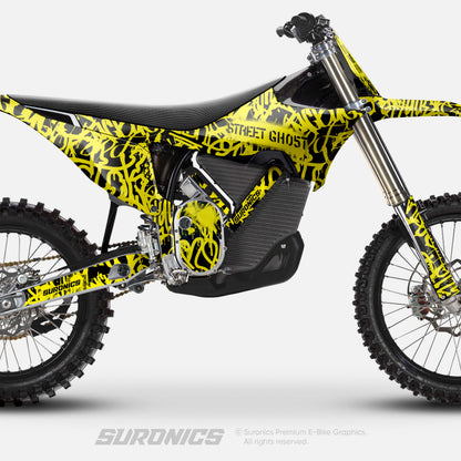 STREET GHOST BLACK YELLOW Stark Varg Graphics kit