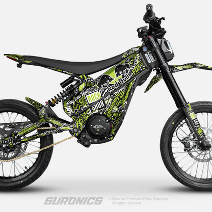 STICKY BLACK GREEN Talaria XXX Graphics kit