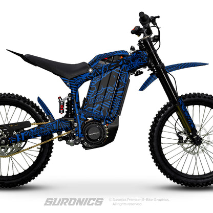 RACE ART BLACK BLUE Rerode R1 Graphics kit