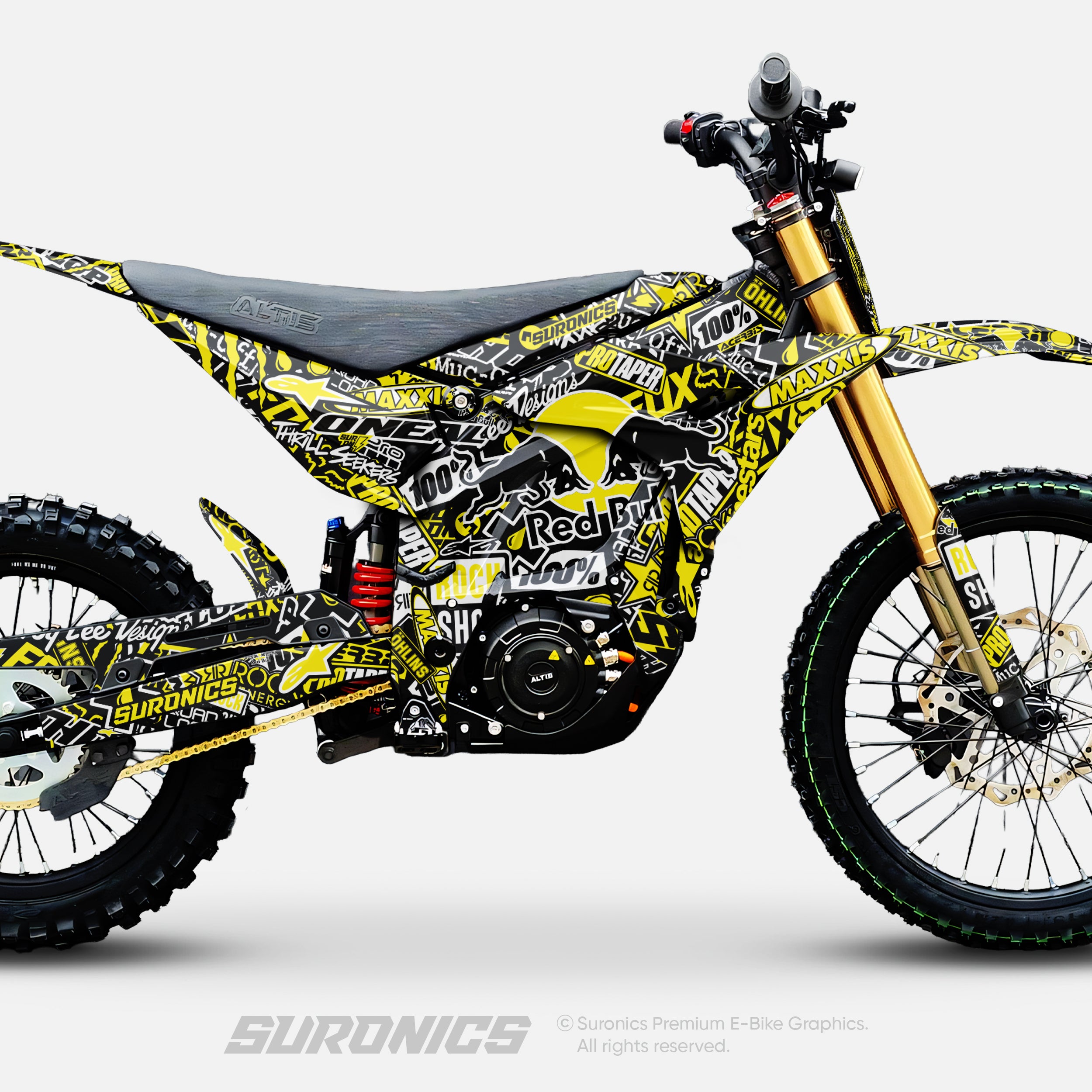 STICKY BLACK YELLOW Altis Sigma Graphics kit