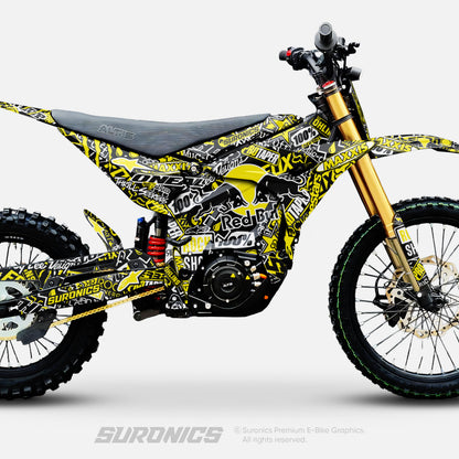 STICKY BLACK YELLOW Altis Sigma Graphics kit