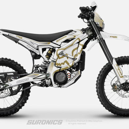 FOX RACER WHITE SANDER Surron Ultra Bee Graphics kit