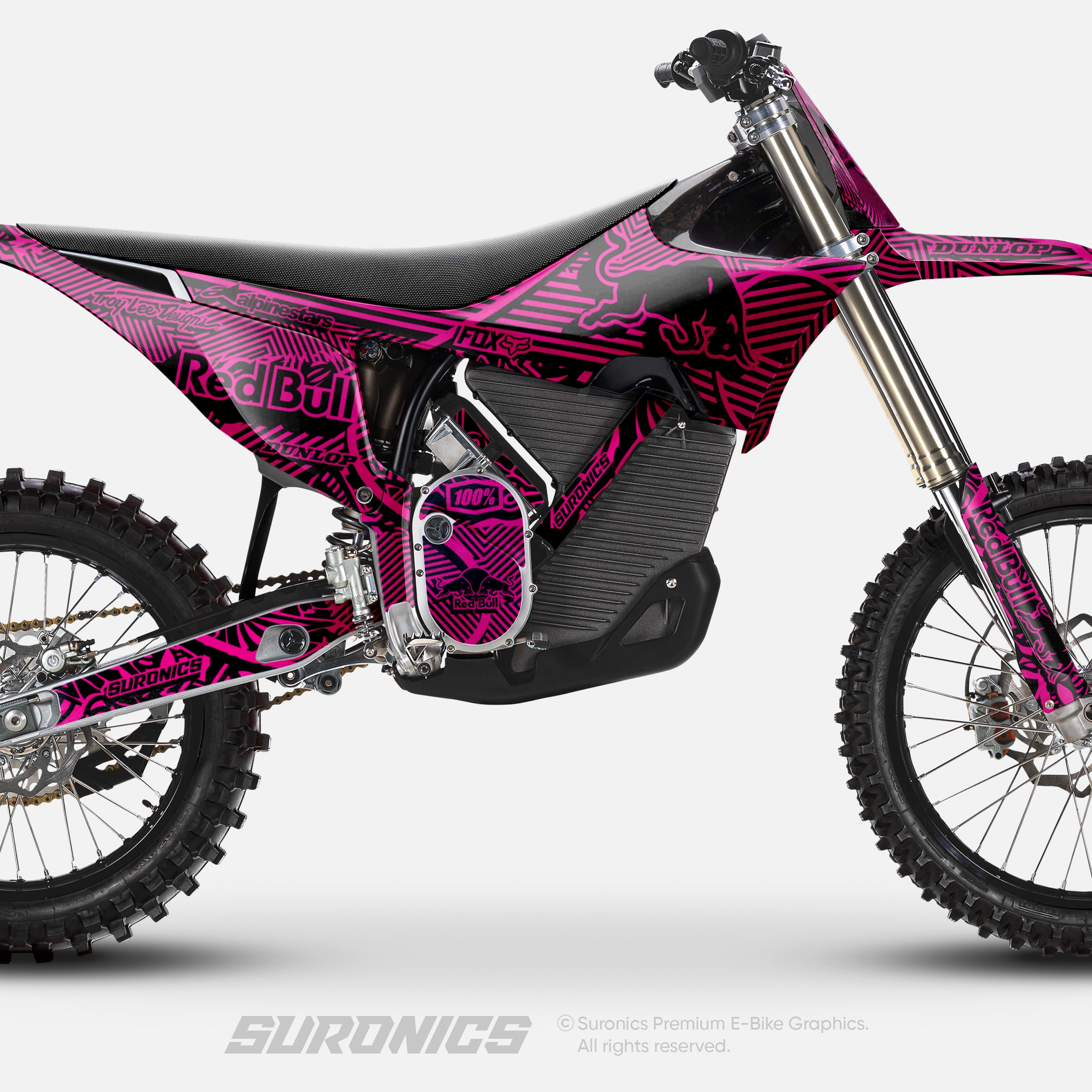 RACE ART BLACK MAGENTA Stark Varg Graphics kit