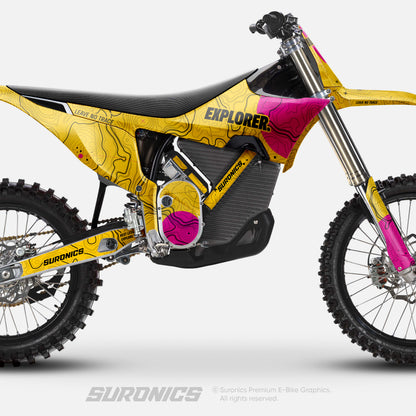 EXPLORER YELLOW MAGENTA Stark Varg Graphics kit