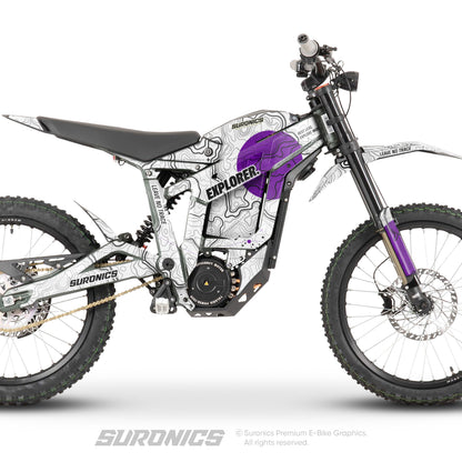 EXPLORER WHITE PURPLE Talaria Sting MX3 MX4 Graphics kit