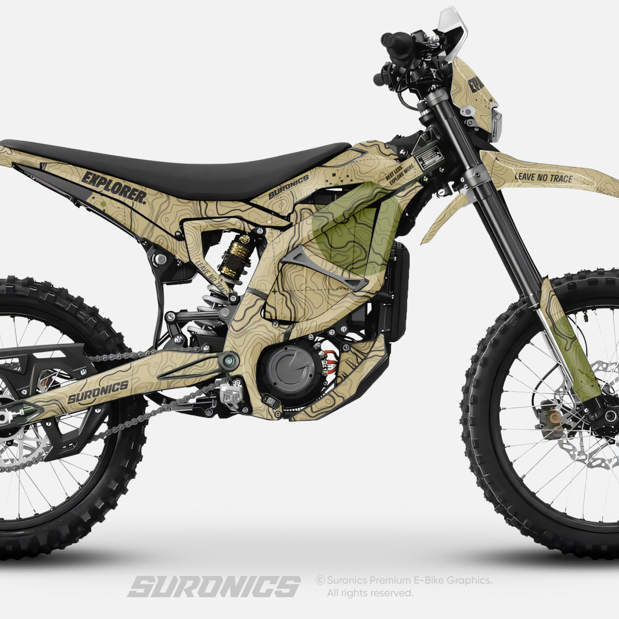 EXPLORER SAND OLIVE Surron Ultra Bee Graphics kit