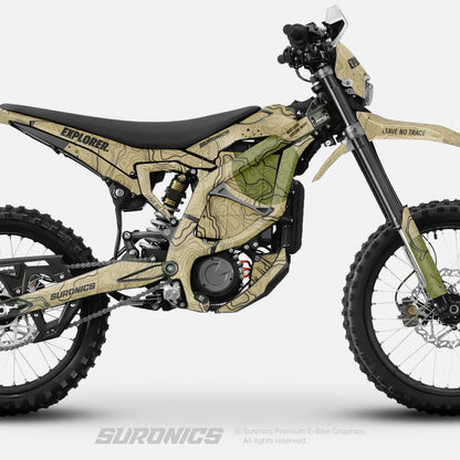 EXPLORER SAND OLIVE Surron Ultra Bee Graphics kit