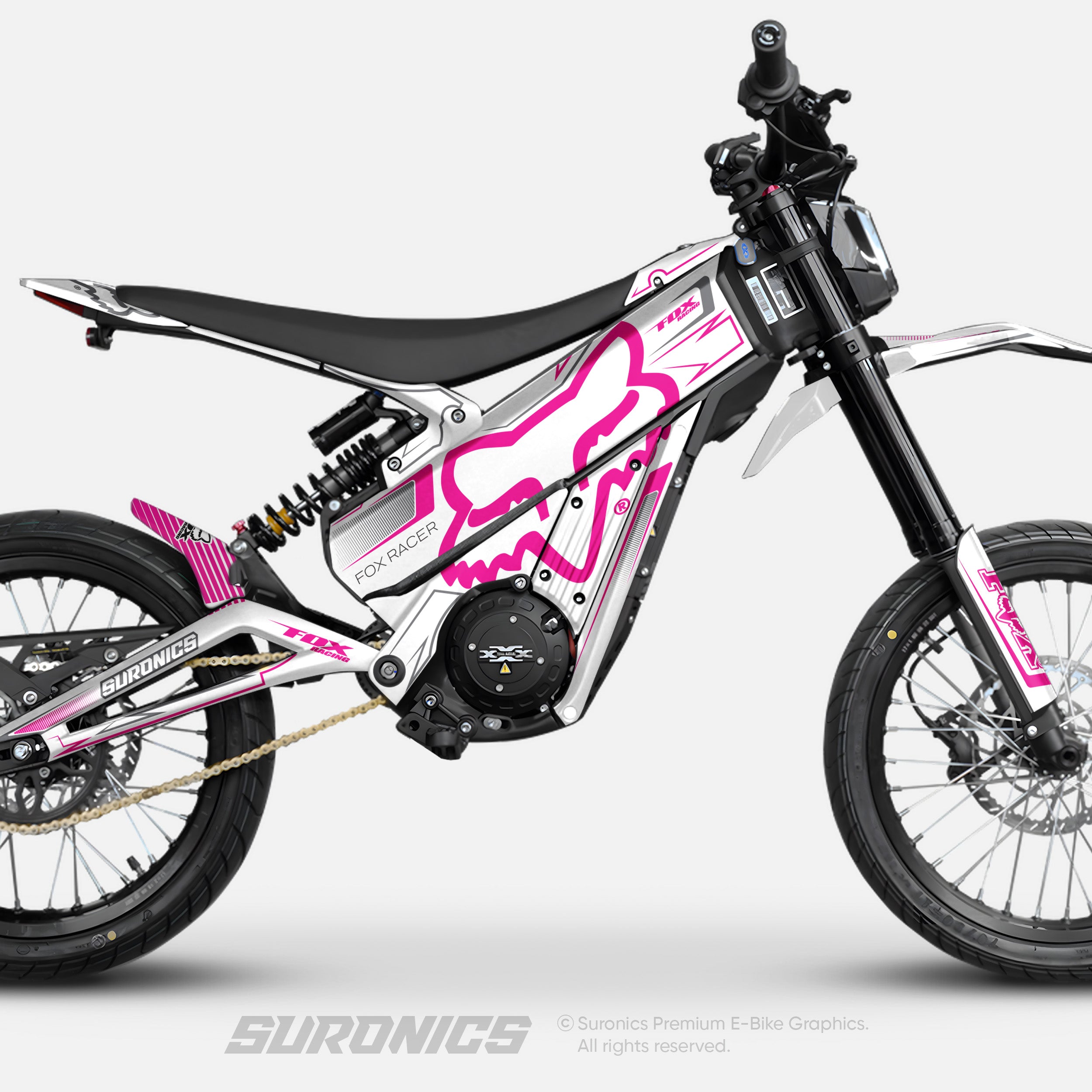 FOX RACER WHITE MAGENTA Talaria XXX Graphics kit