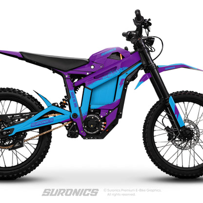 HALF PURPLE CYAN Talaria Sting MX5 PRO Graphics kit