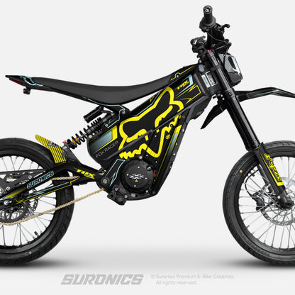 FOX RACER BLACK YELLOW Talaria XXX Graphics kit