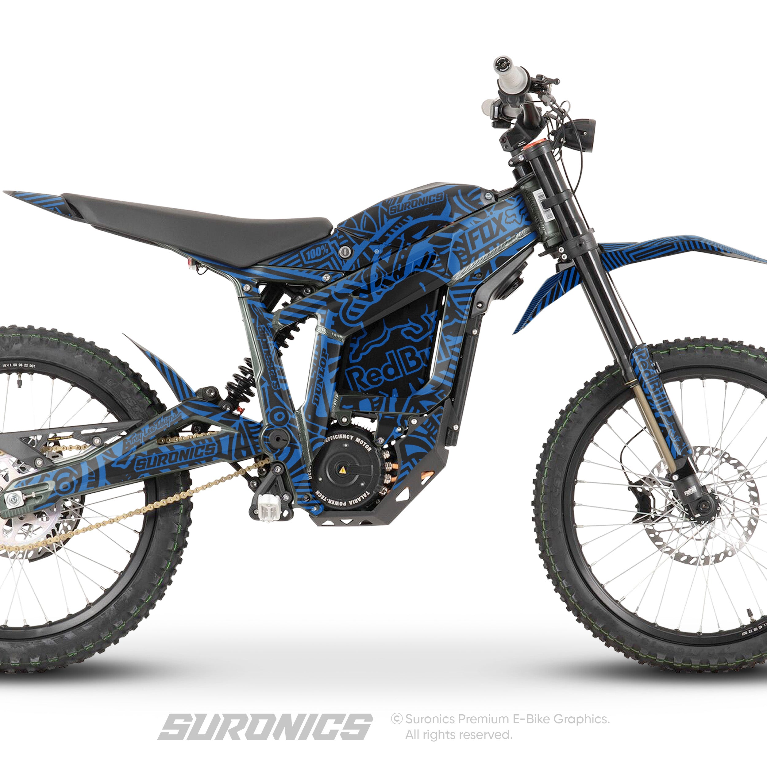 RACE ART BLACK BLUE Talaria Sting MX3 MX4 Graphics kit