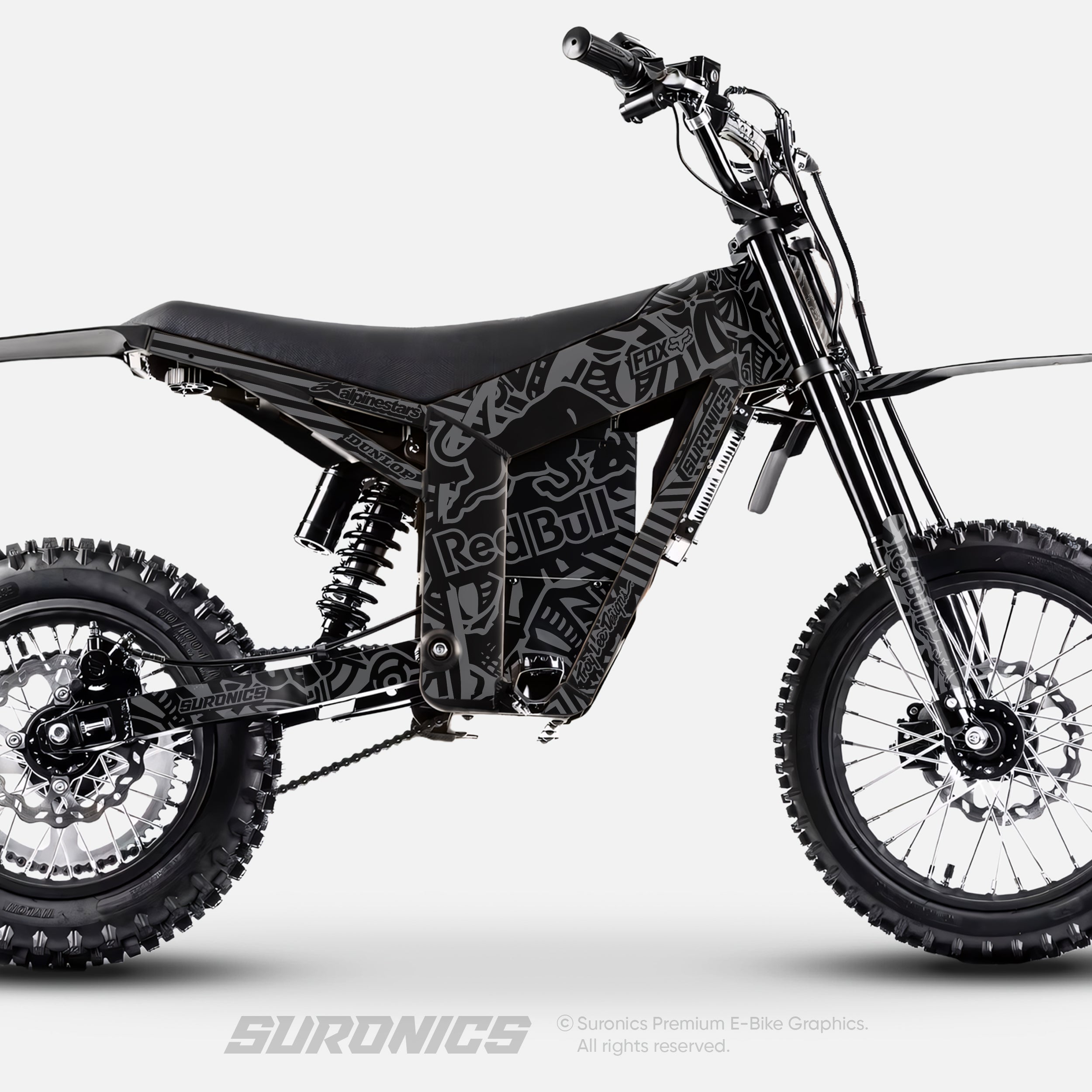 RACE ART BLACK GREY Tuttio Soleil 01 Graphics kit