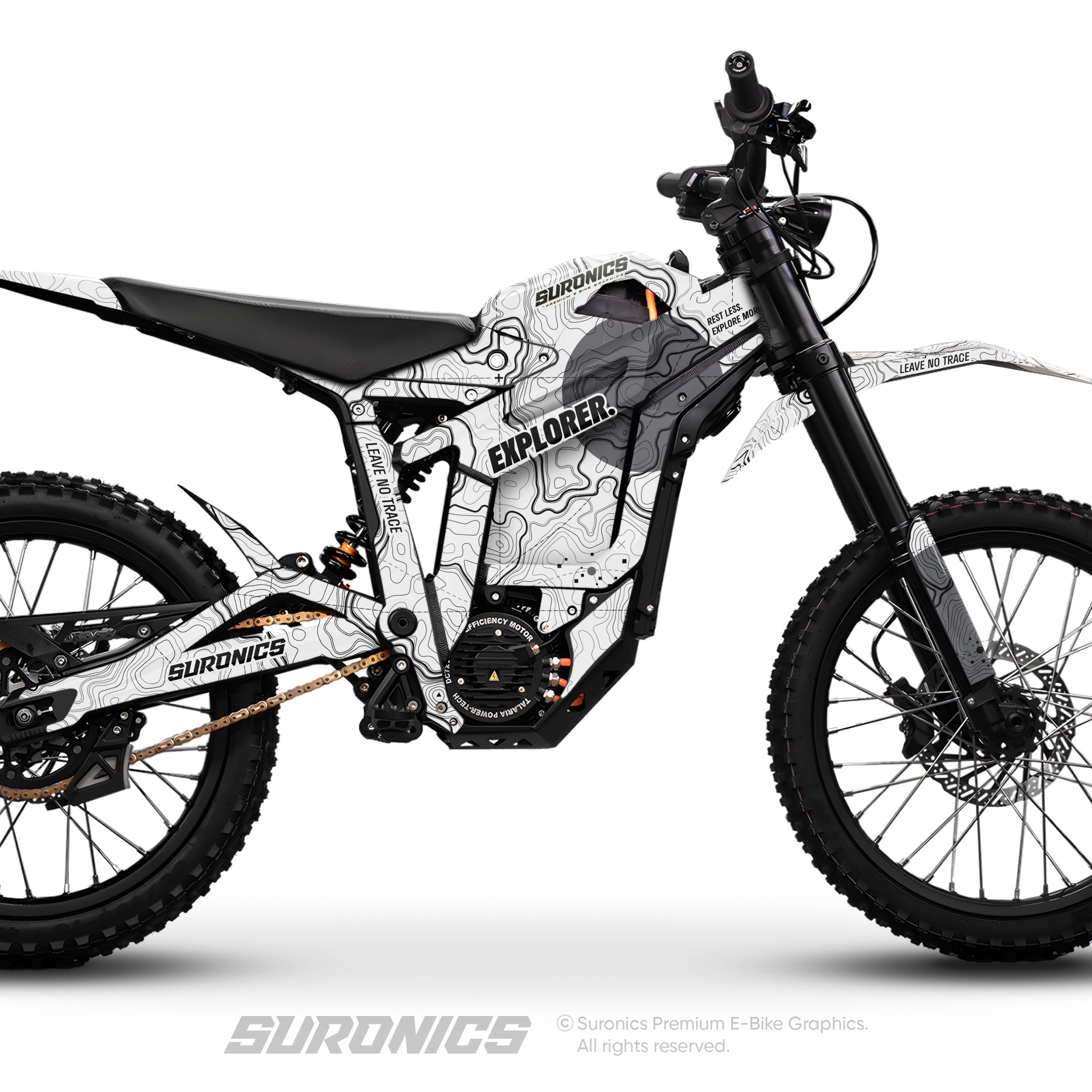 EXPLORER WHITE GREY Talaria Sting MX5 PRO Graphics kit