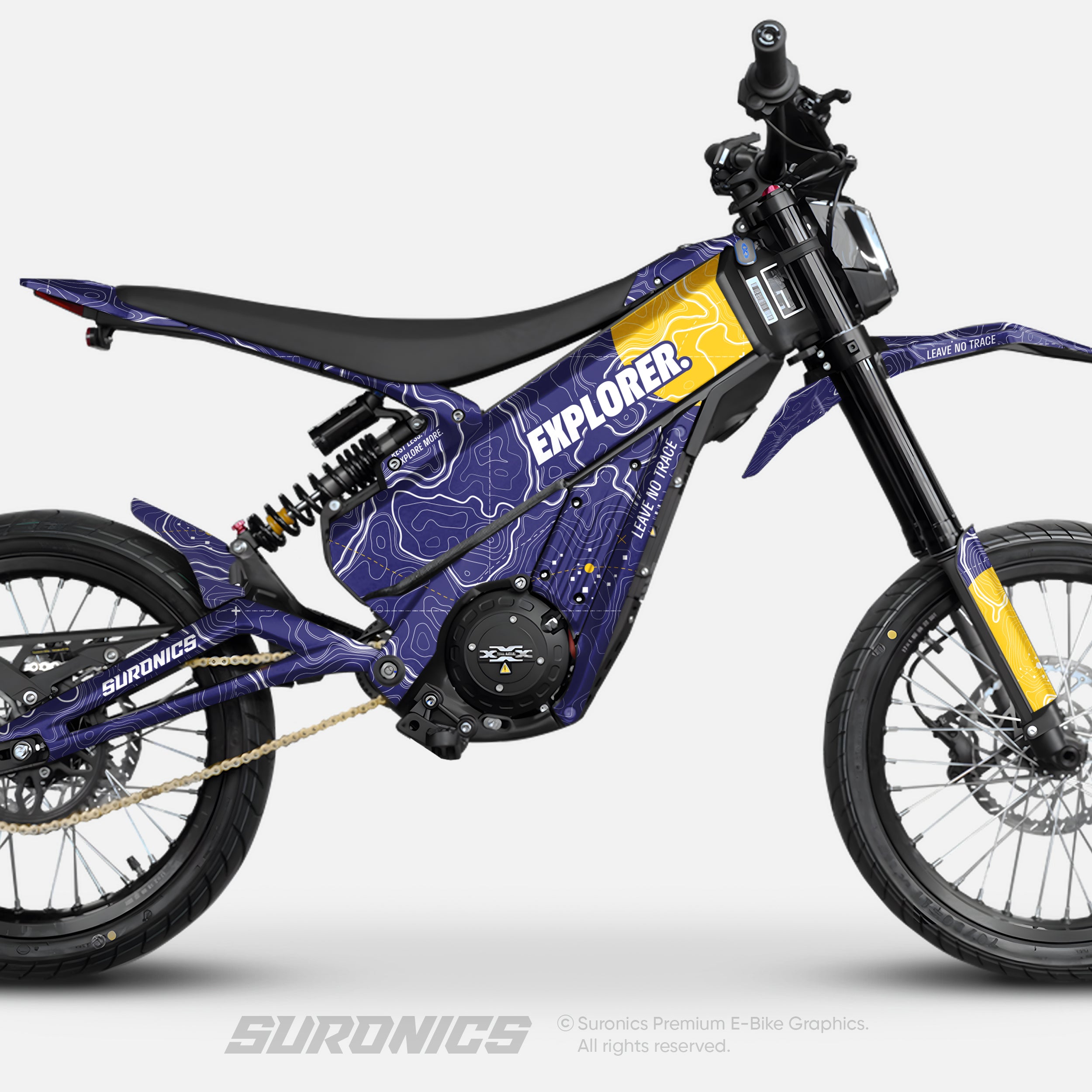 EXPLORER NAVY YELLOW Talaria XXX Graphics kit