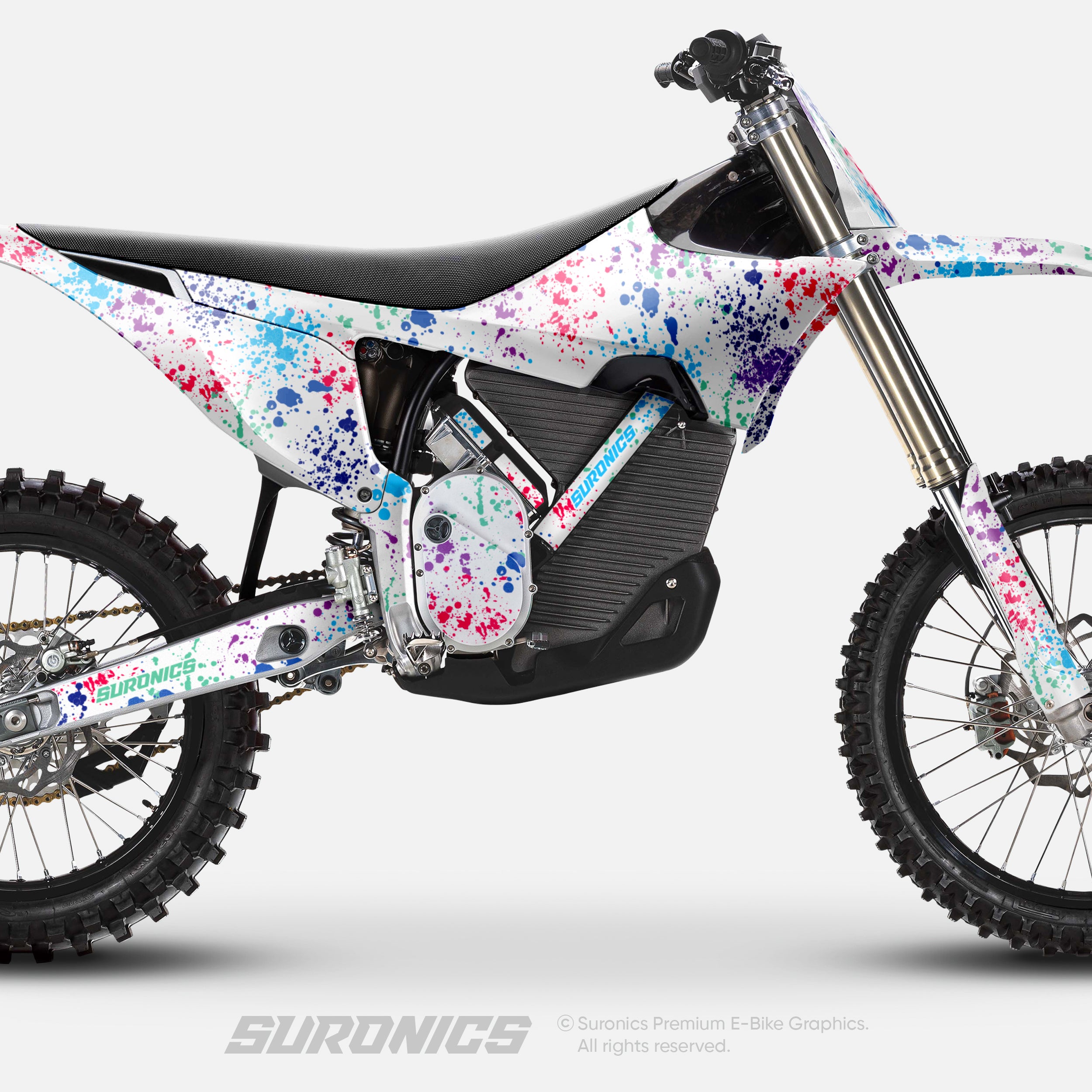 SPLATTER WHITE MULTICOLOR Stark Varg Graphics kit