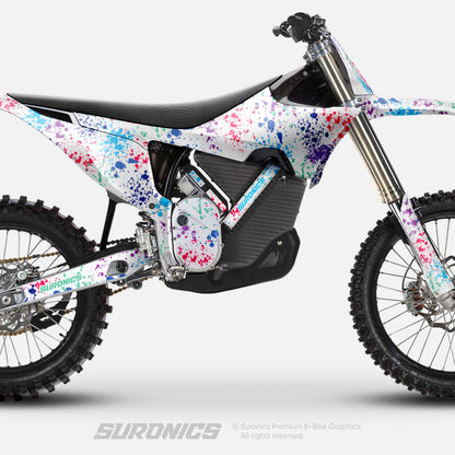 SPLATTER WHITE MULTICOLOR Stark Varg Graphics kit