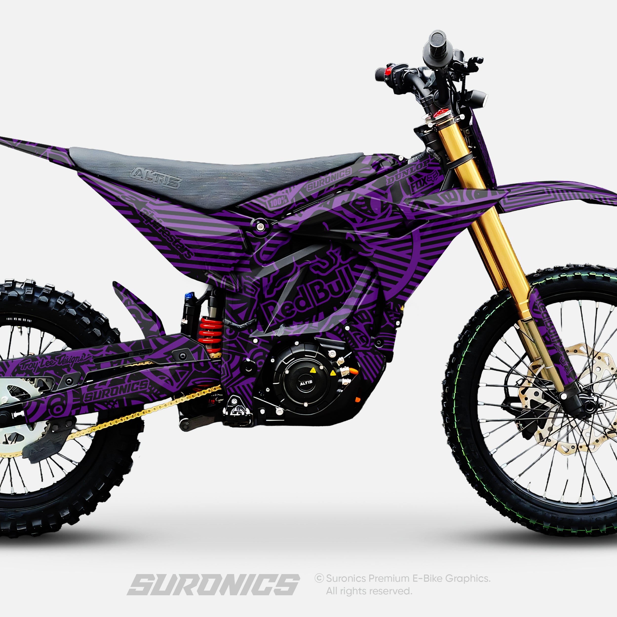 RACE ART BLACK PURPLE Altis Sigma Graphics kit