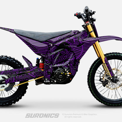 RACE ART BLACK PURPLE Altis Sigma Graphics kit