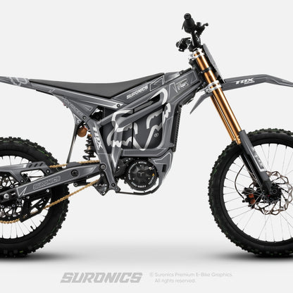 FOX RACER GREY WHITE Talaria Komodo Graphics kit