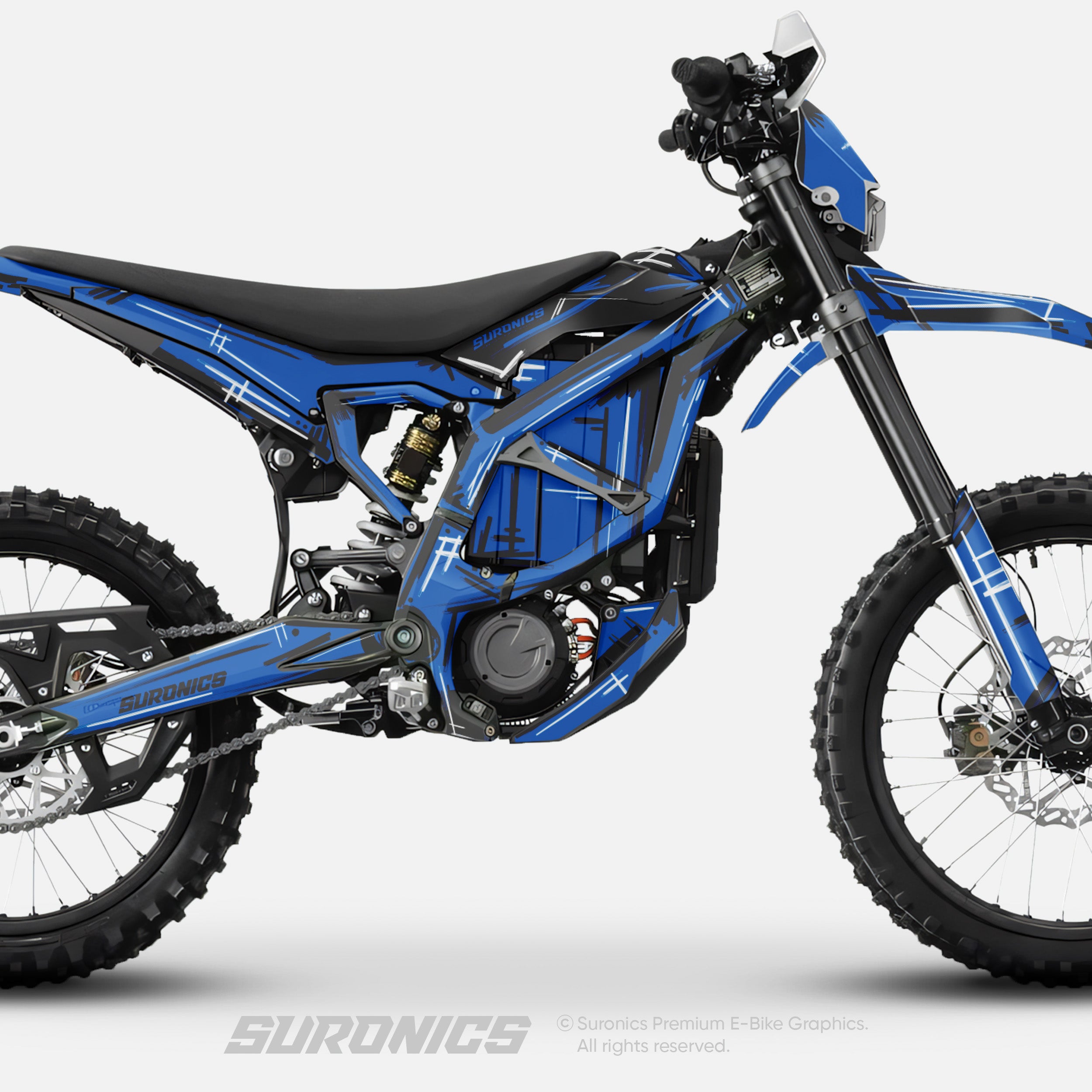 MARKER BLUE Surron Ultra Bee Graphics kit