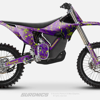 SPLATTER PURPLE GREEN Stark Varg Graphics kit