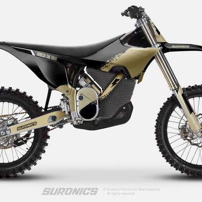 HALF BLACK SAND Stark Varg Graphics kit