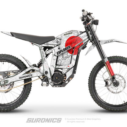 EXPLORER WHITE RED Talaria Sting MX3 MX4 Graphics kit