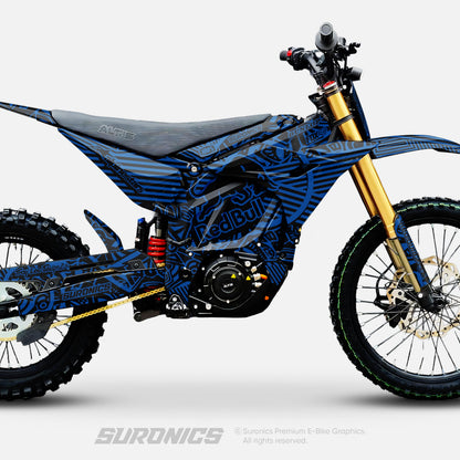 RACE ART BLACK BLUE Altis Sigma Graphics kit