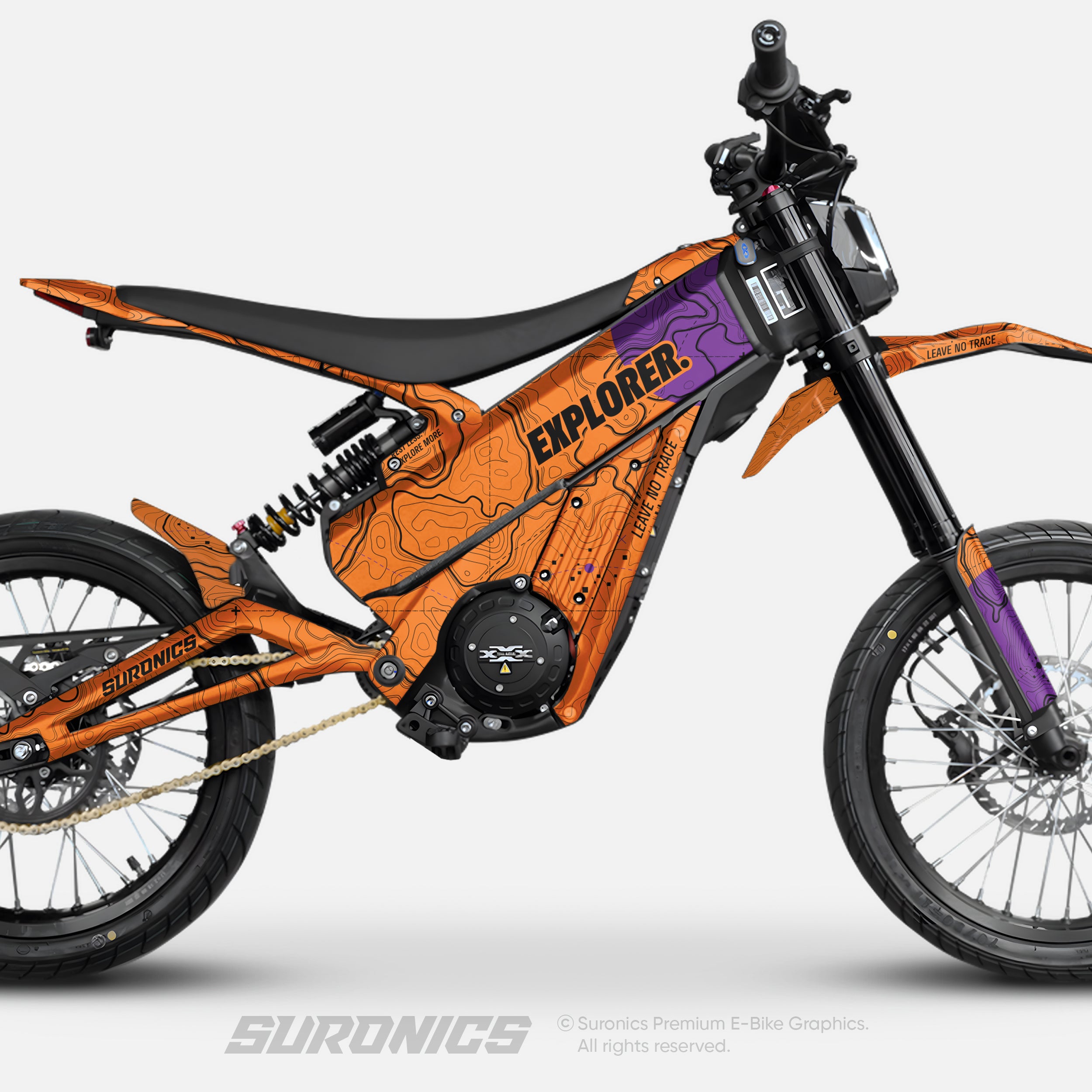 EXPLORER ORANGE PURPLE Talaria XXX Graphics kit
