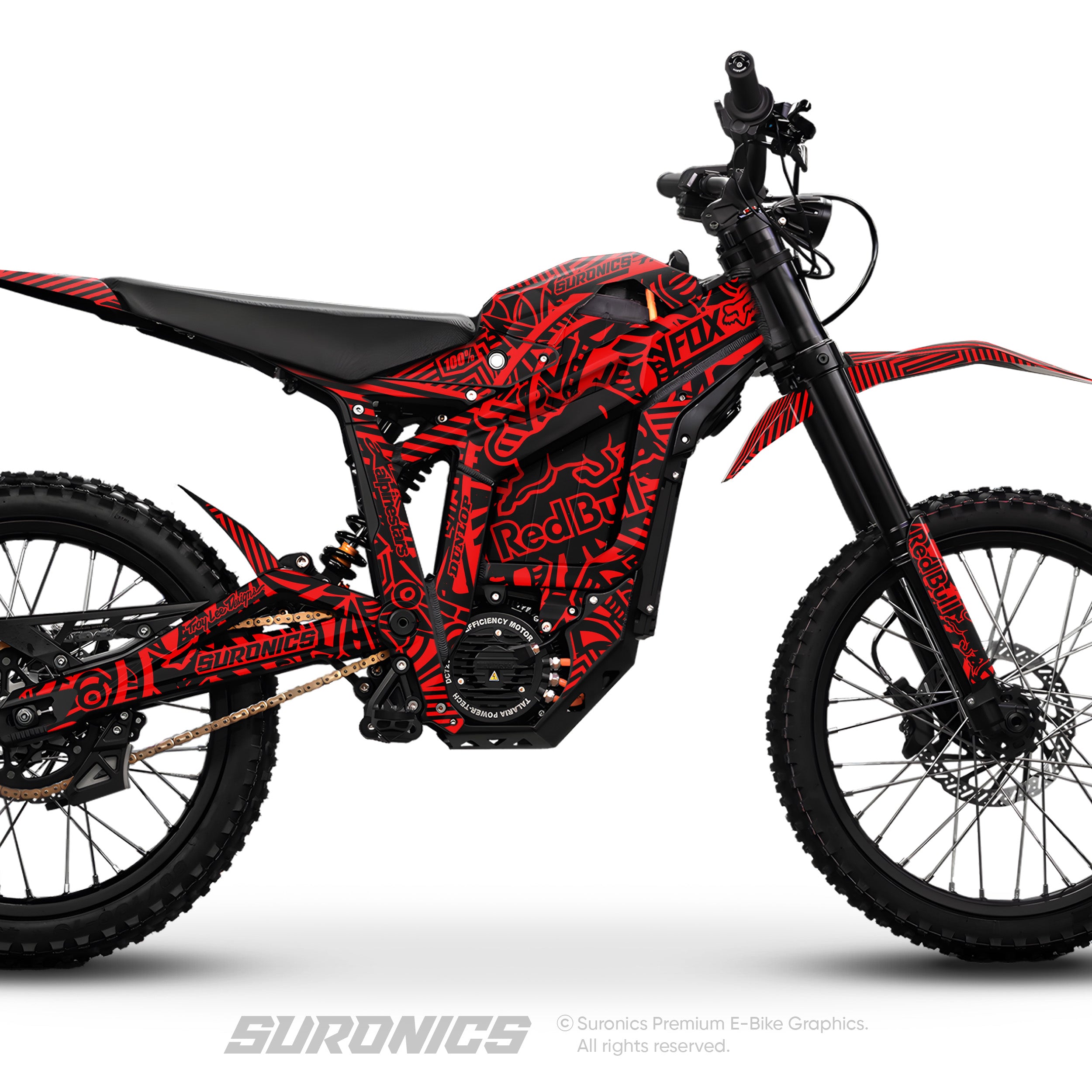 RACE ART BLACK RED Talaria Sting MX5 PRO Graphics kit