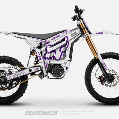 FOX RACER WHITE PURPLE Talaria Komodo Graphics kit