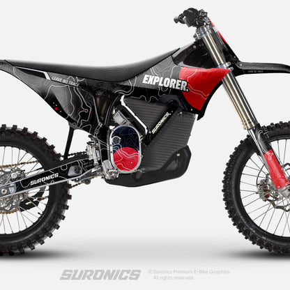 EXPLORER BLACK RED Stark Varg Graphics kit