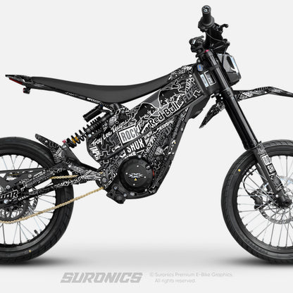 STICKY BLACK GREY Talaria XXX Graphics kit