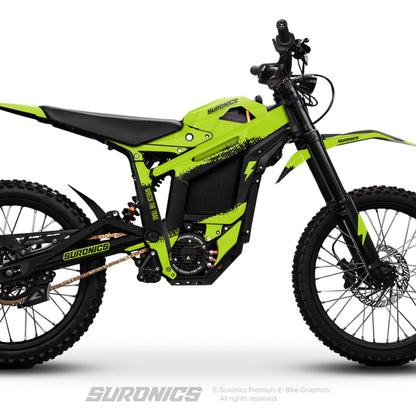 HALF GREEN BLACK Talaria Sting MX5 PRO Graphics kit