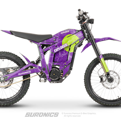 EXPLORER PURPLE GREEN Talaria Sting MX3 MX4 Graphics kit