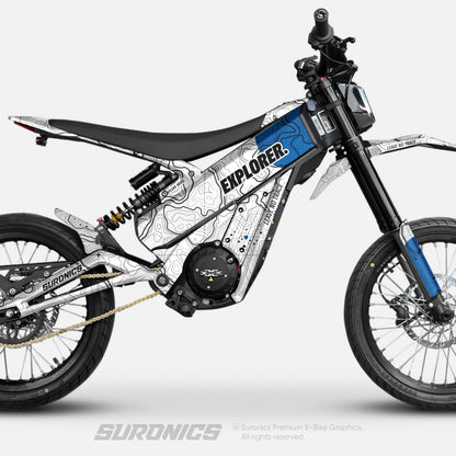 EXPLORER WHITE BLUE Talaria XXX Graphics kit
