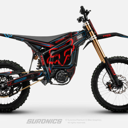FOX RACER BLACK RED Talaria Komodo Graphics kit