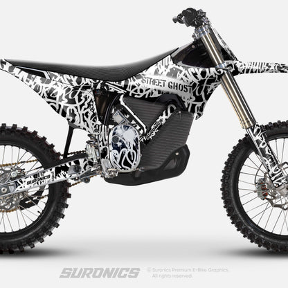 STREET GHOST BLACK WHITE Stark Varg Graphics kit