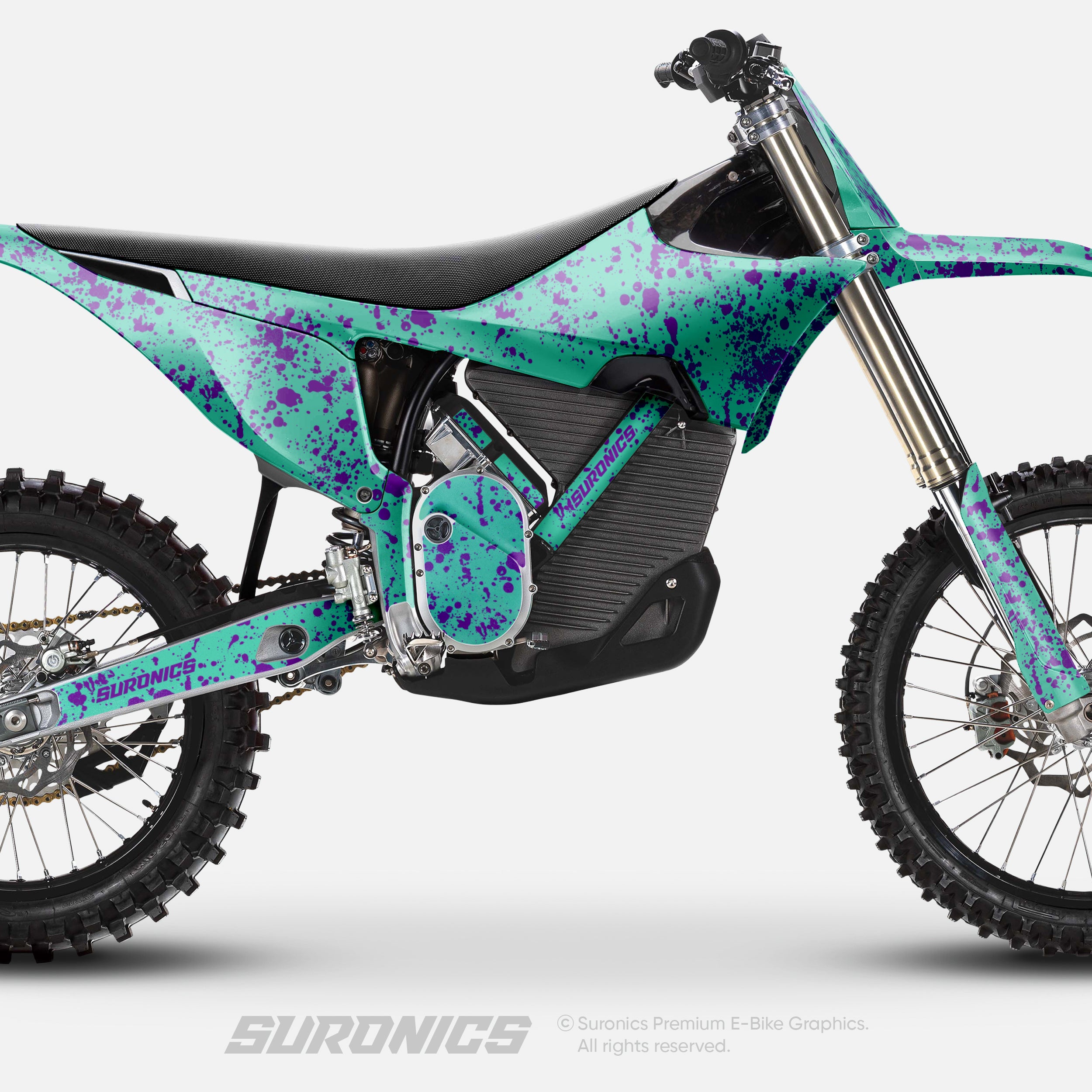 SPLATTER MINT PURPLE Stark Varg Graphics kit