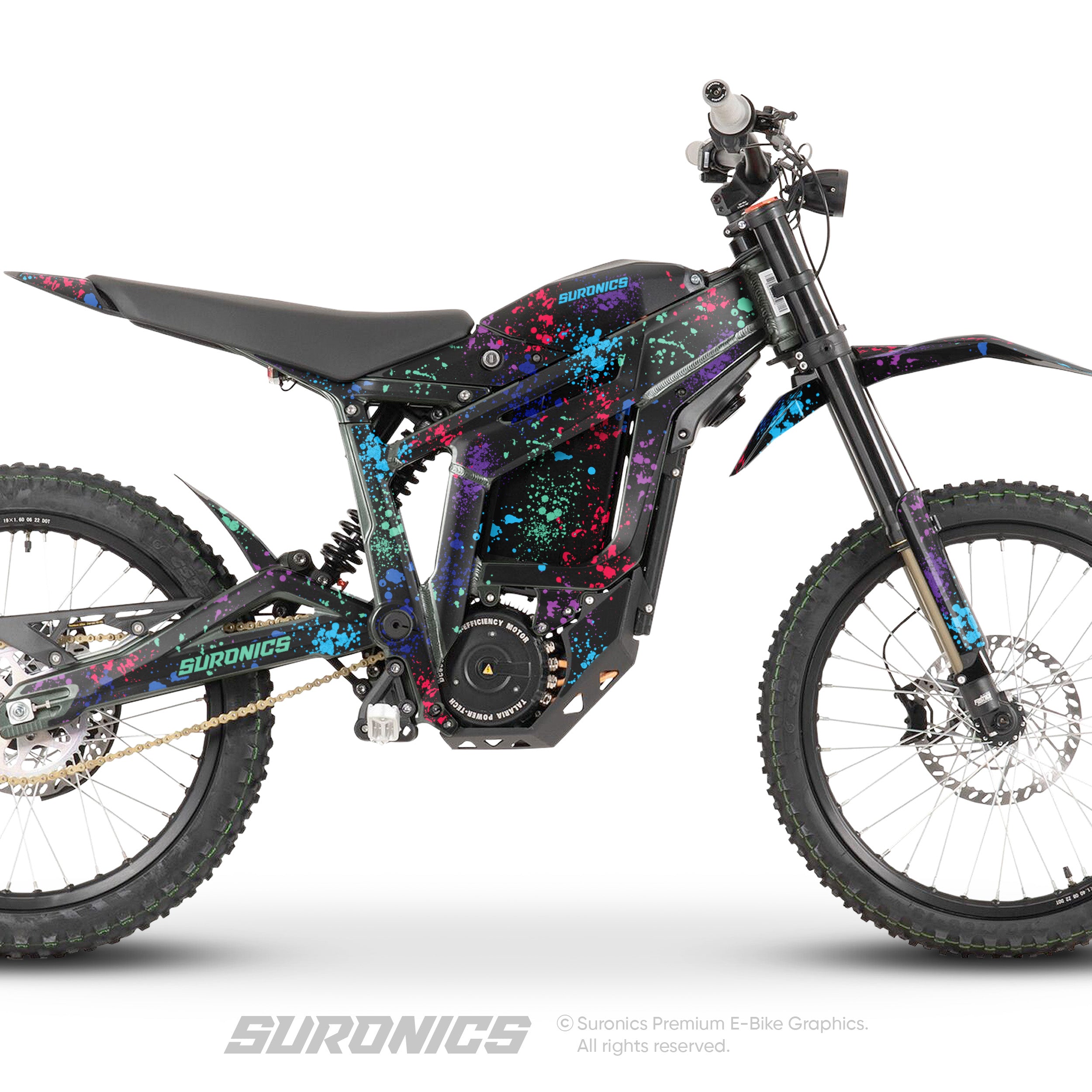 SPLATTER MULTICOLOR Talaria Sting MX3 MX4 Graphics kit