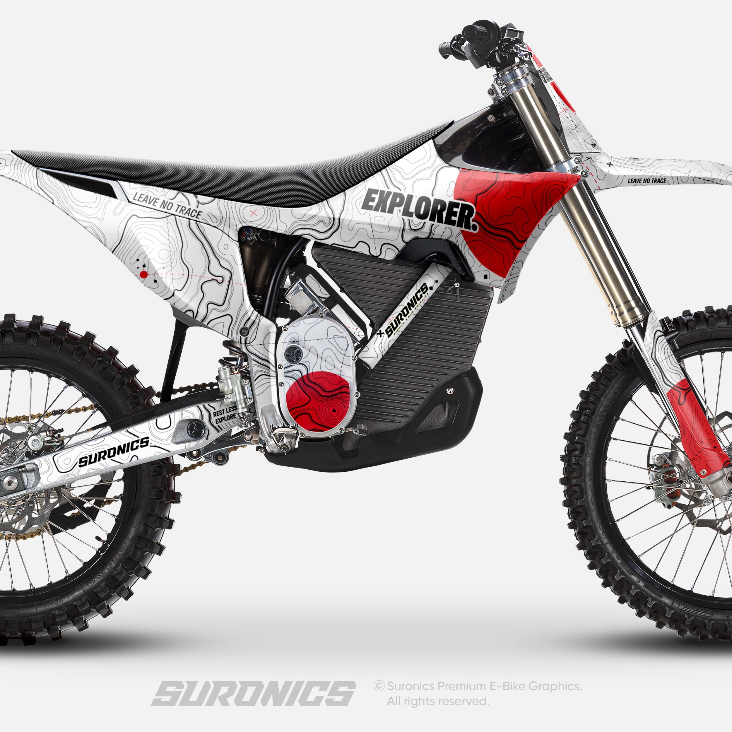 EXPLORER WHITE RED Stark Varg Graphics kit
