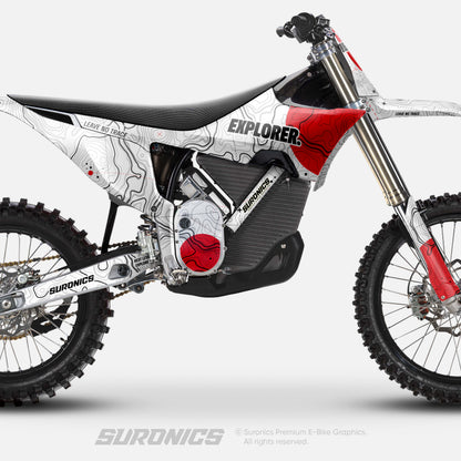 EXPLORER WHITE RED Stark Varg Graphics kit